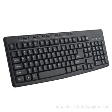 Multimedia Keyboard with 0 to 50°C Operating Temperatures, Wired Fashionable and Simple Design